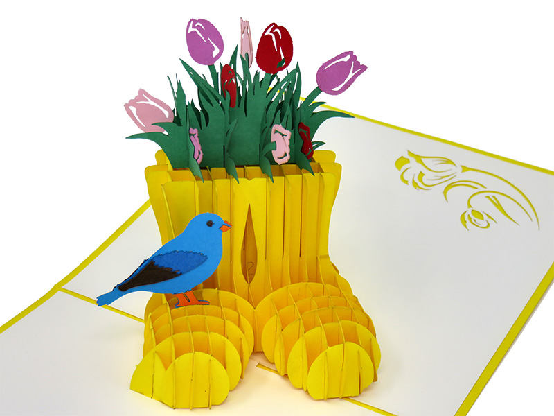 Flowers pop-up cards
