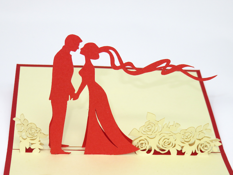Wedding pop-up cards