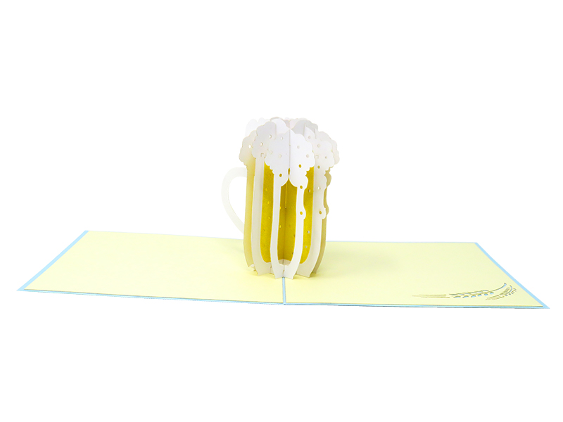 It's Beer O'clock! pop-up card