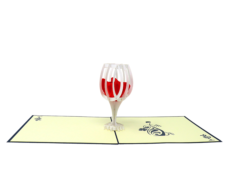 It's Wine O'clock! pop-up card