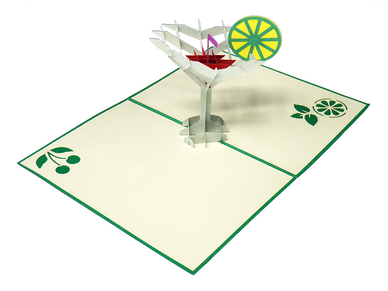 Cocktails Time! pop-up card