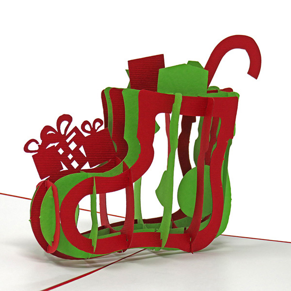 Christmas Stocking pop-up card