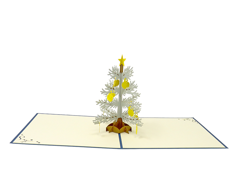 Small White Spruce Tree pop-up card