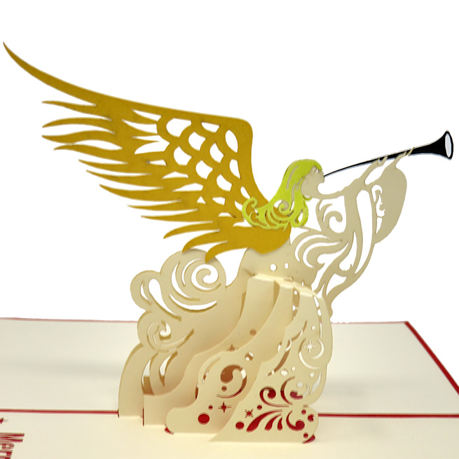 Christmas Angel pop-up card
