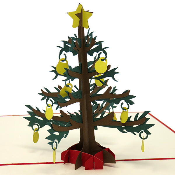 Spruce Christmas Tree pop-up card