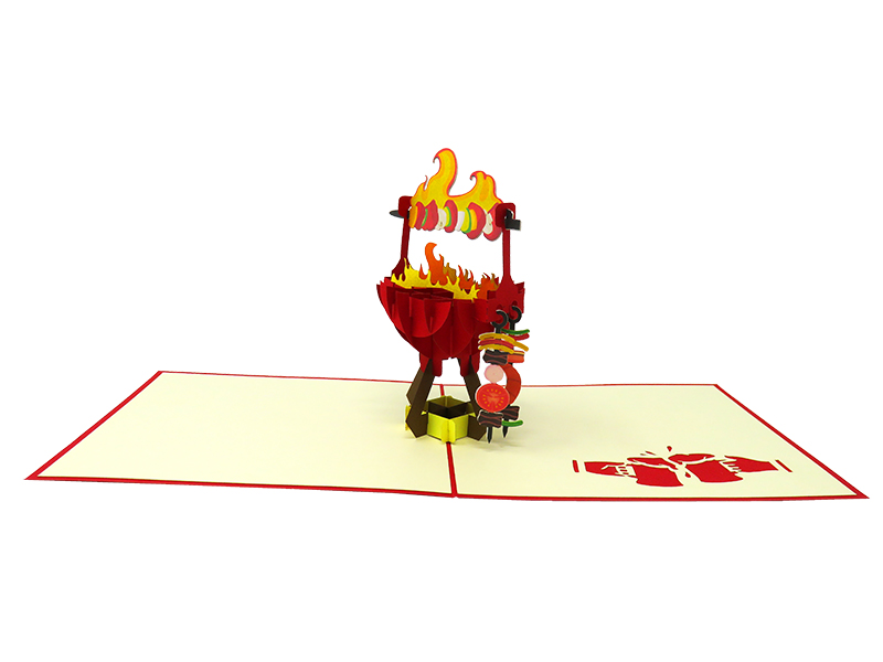 BBQ pop-up card