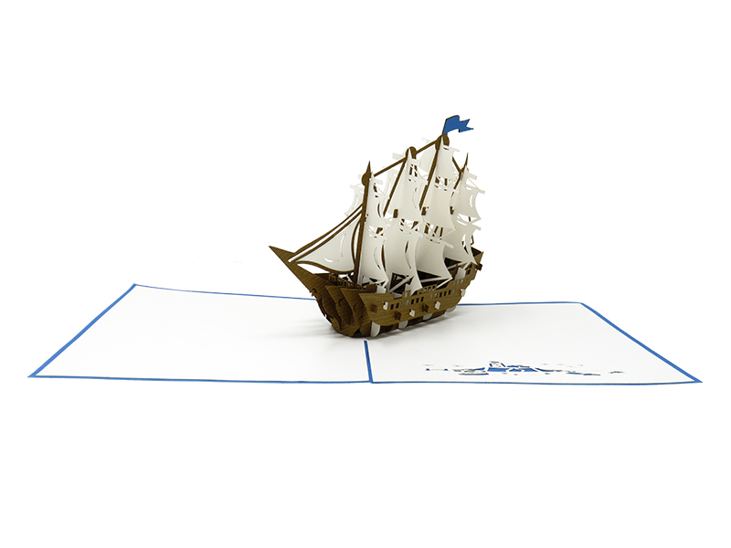 Sailing Ship pop-up card